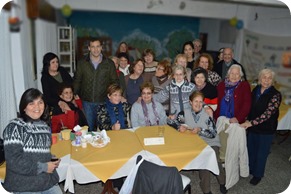 Juan Pablo de Jesús visitó el Centro de Jubilados y Pensionados de Villa Clelia