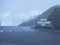 Col du Galibier (2645 m), Scheitelhöhe.