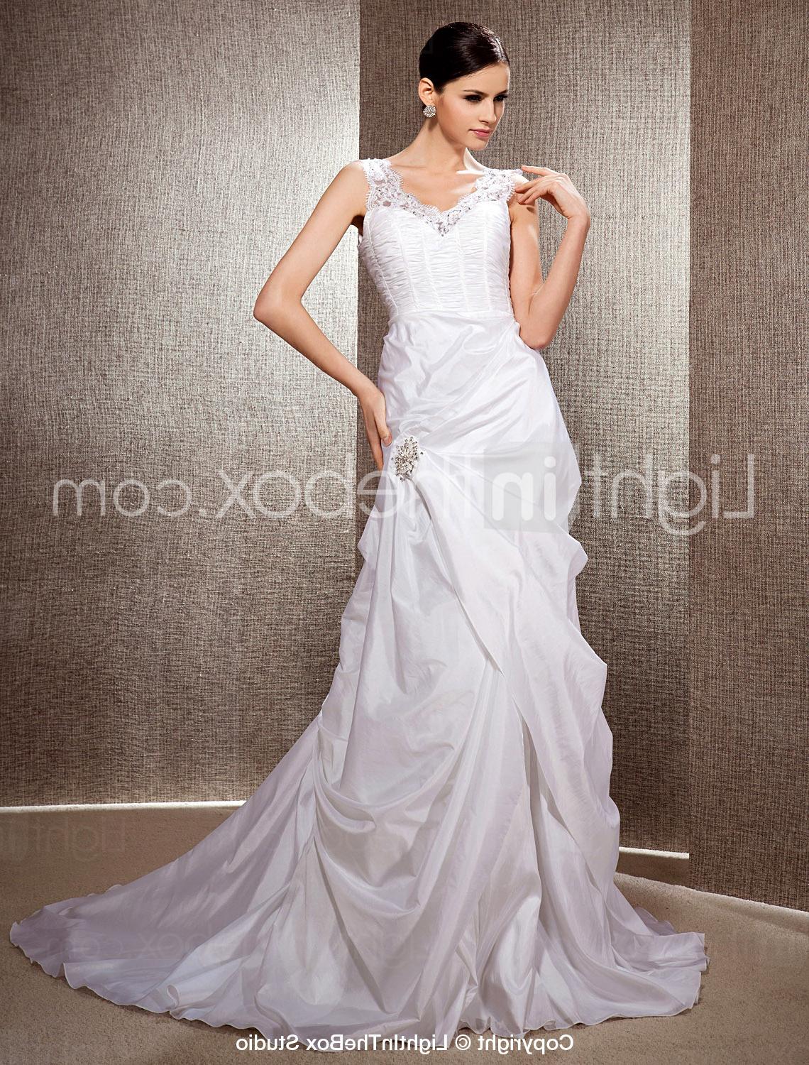 Taffeta Lace Wedding Dress