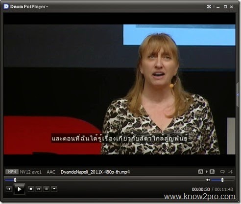 วิธีดาวน์โหลด Thai Subtitle จากเว็บ www.ted.com/talks