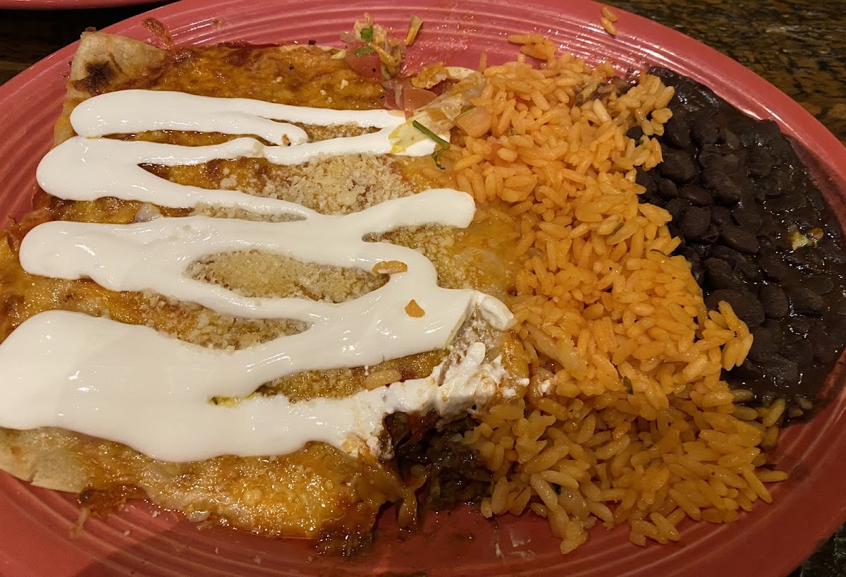 Shredded Beef Enchiladas