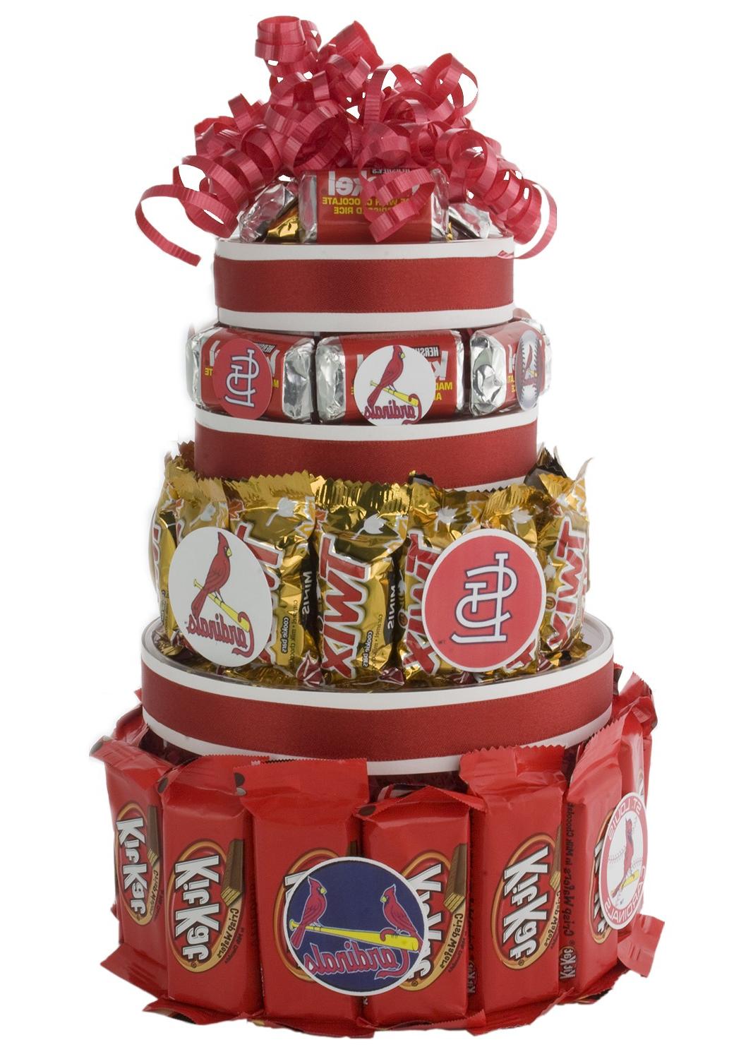 St. Louis Cardinals Candy Cake