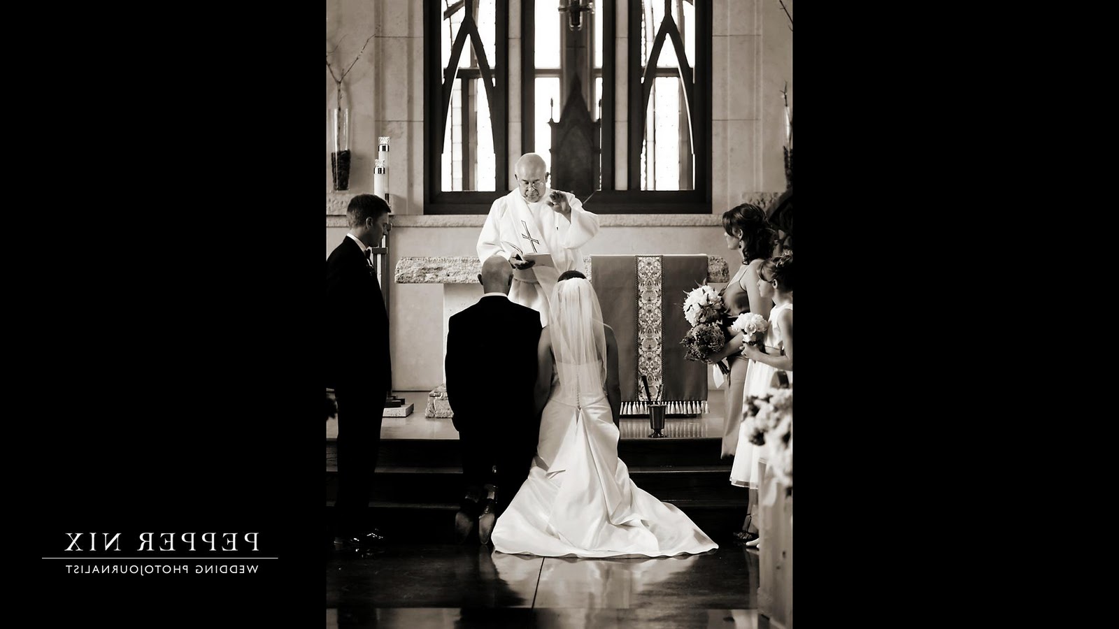 at the Church Altar