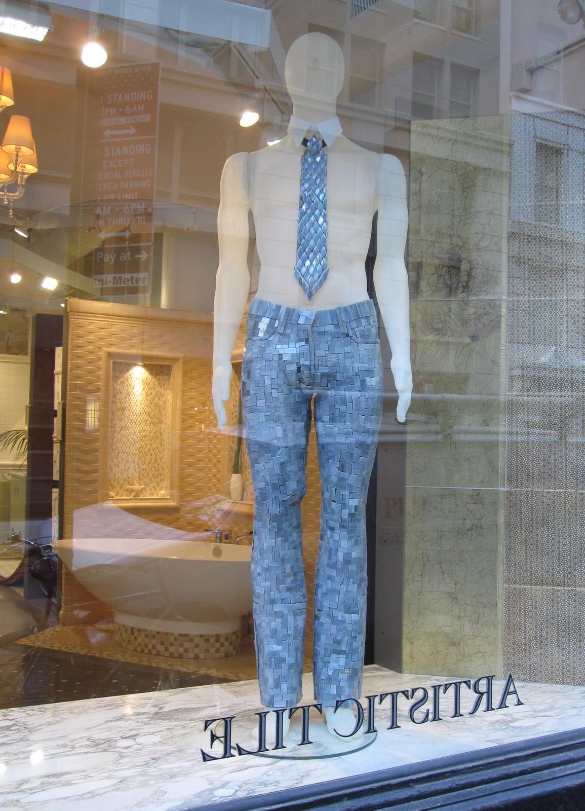 Window Display: Tile Pants