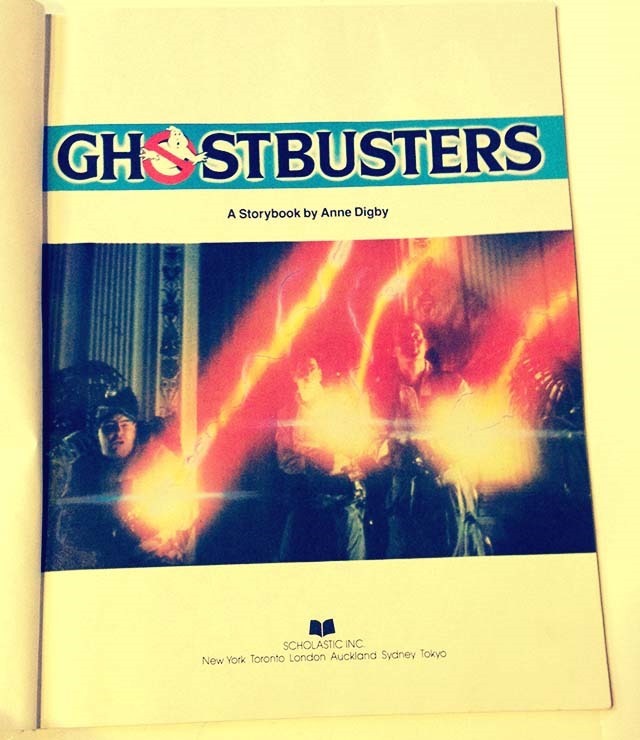 Ghostbusters Movie Book Page 1