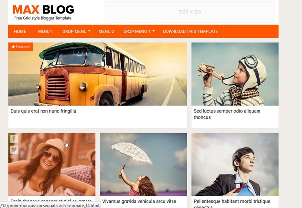max-blog-template