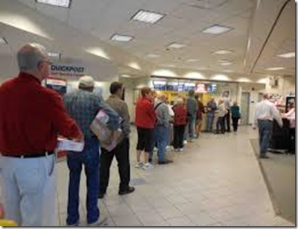 Line-at-Lady-Lake-Police-Office