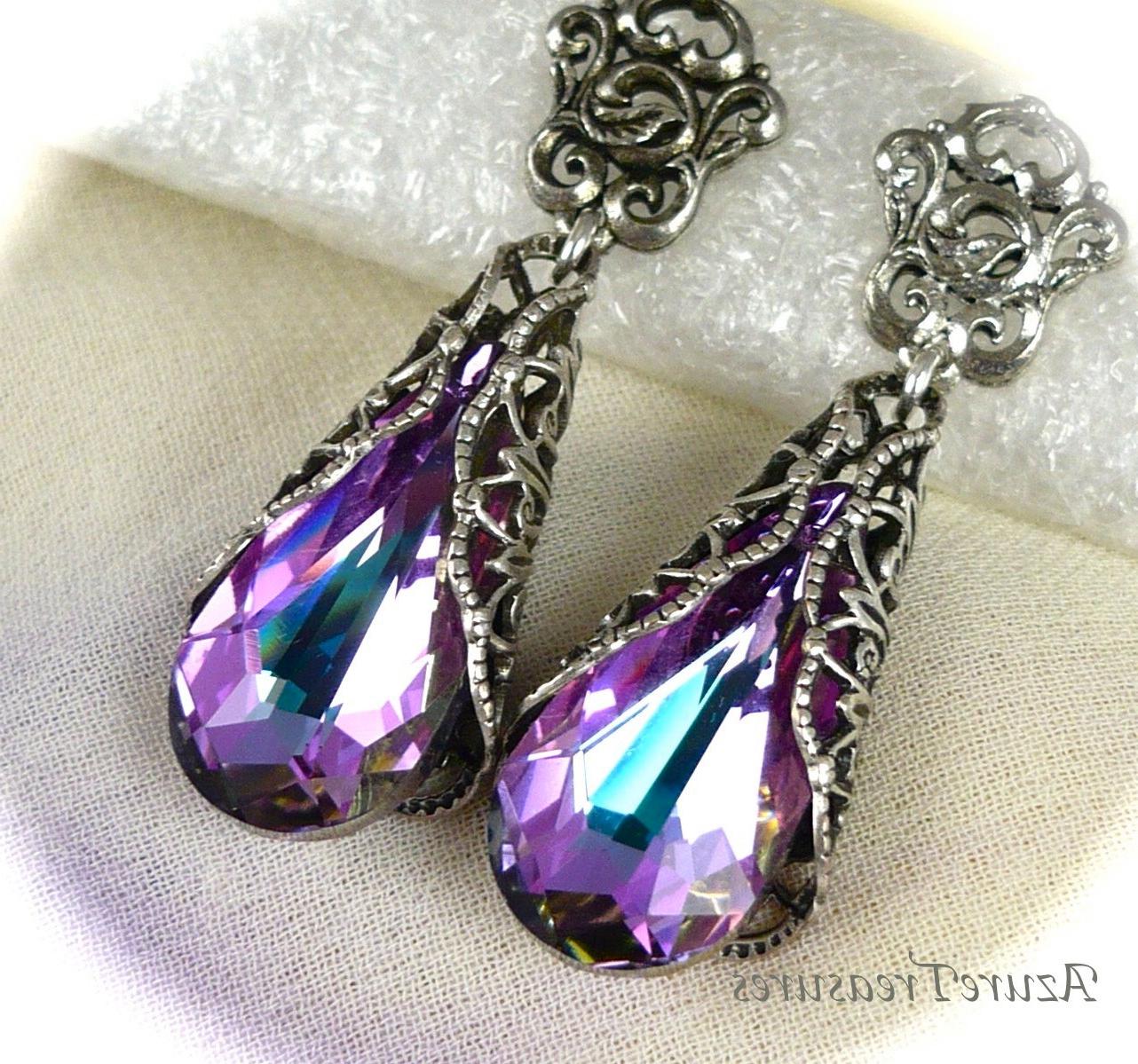 Victorian Swarovski Purple