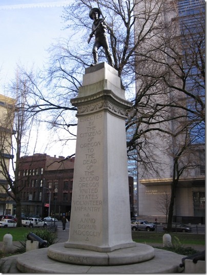 IMG_2127 Soldier's Monument at Lownsdale Square in Portland, Oregon on February 15, 2010