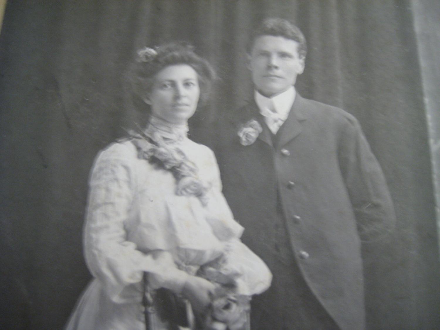 Vintage 1800s Wedding Photo