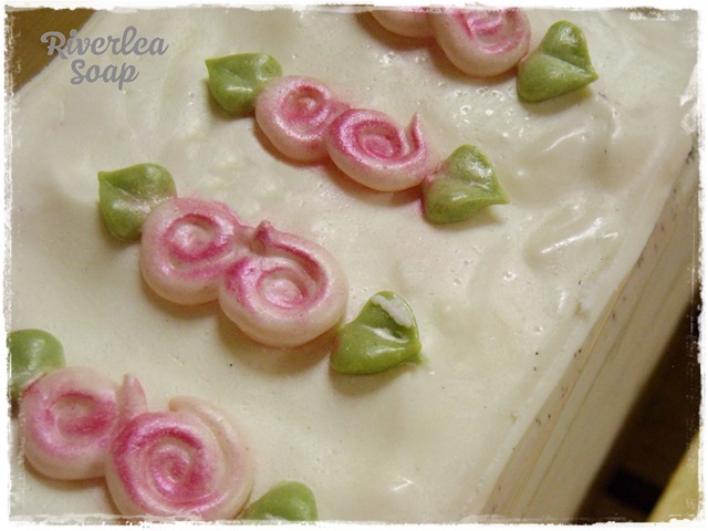 Piped Rose Soap