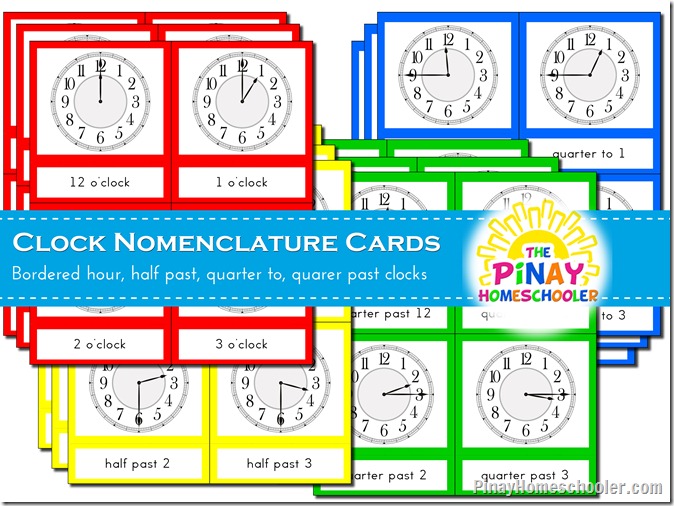 Clock Nomenclature with Border