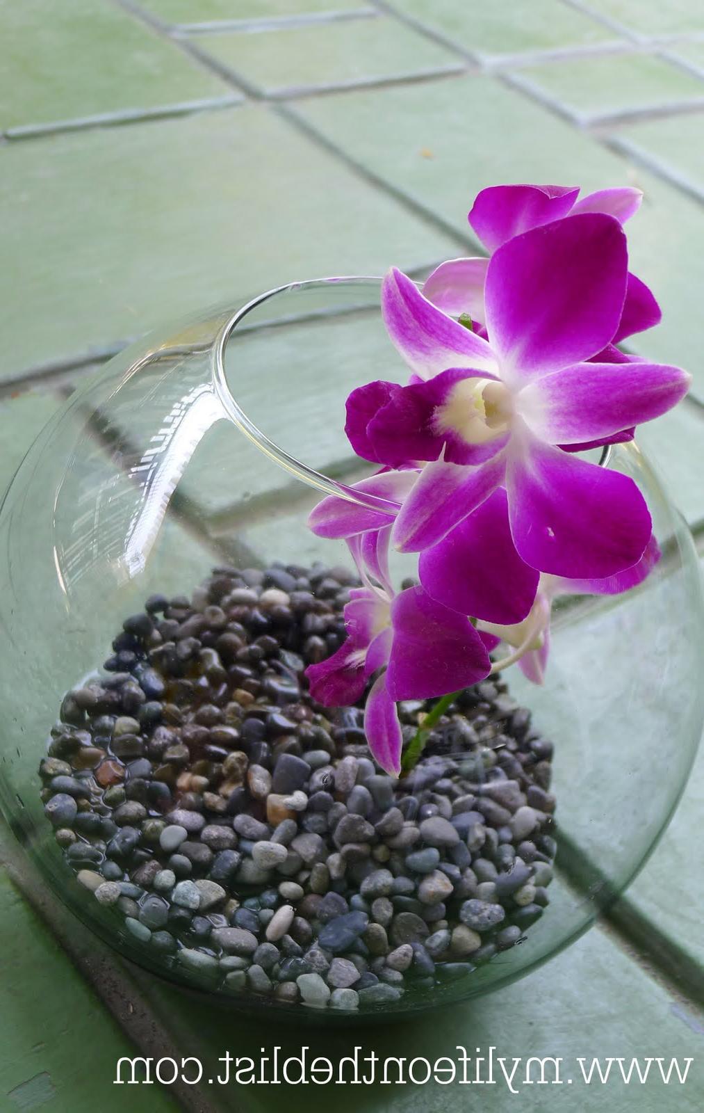 wedding orchid arrangements
