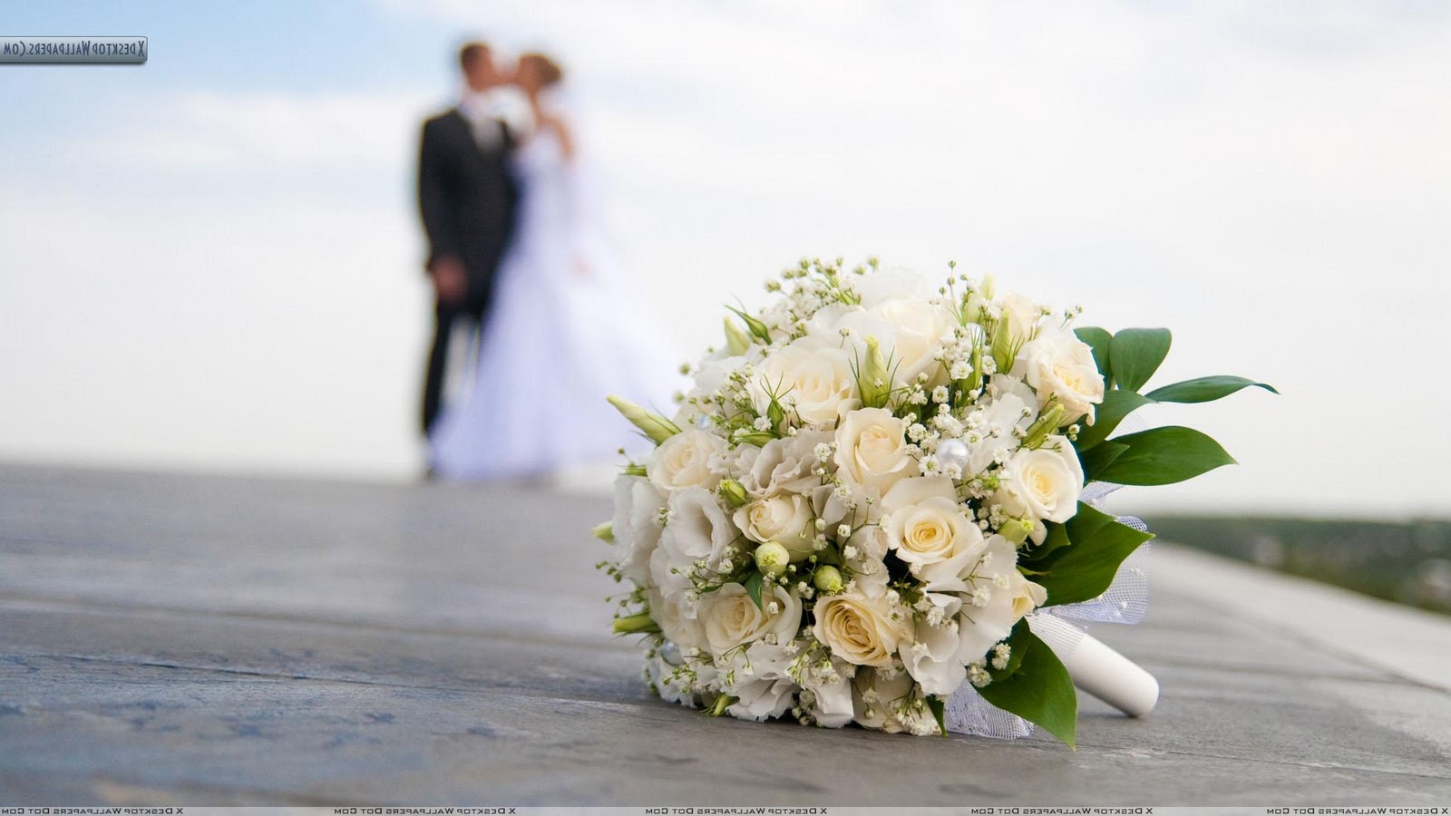 Wedding Flowers On Ground