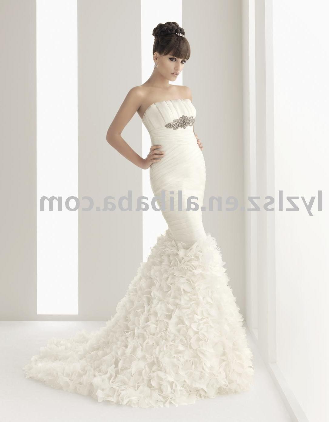 2011 NEW STYLE HY2331 gorgeous strapless mermaid designer wedding dress