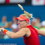 Angelique Kerber in action at the 2016 Brisbane International