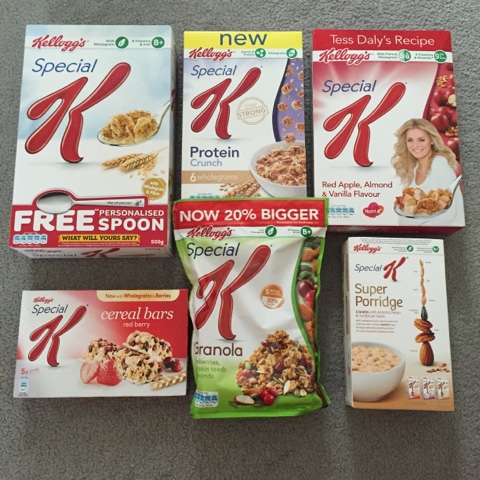 special k new cereal range