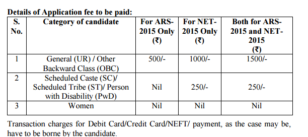 ars net fee