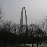 The St Louis Arch as we're walking toward it 03192011
