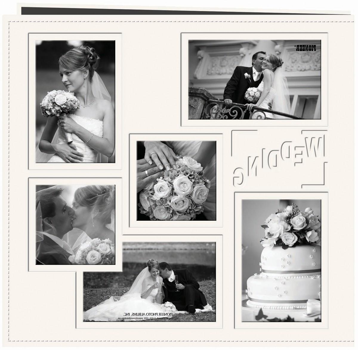 White Wedding Collage Frame