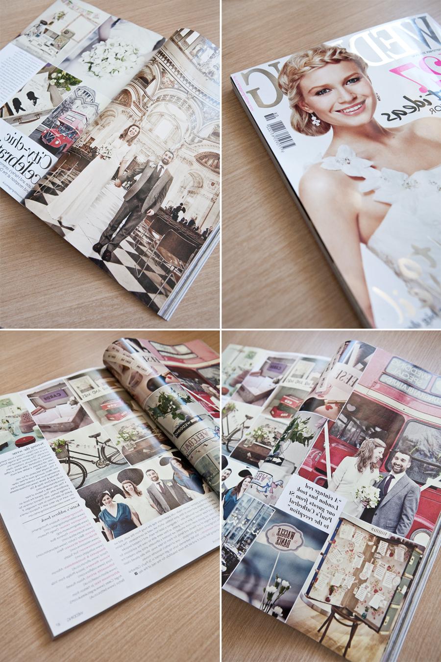 I have been featured in Wedding Magazine again   this time TWO double page