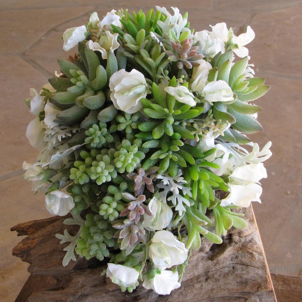 Silk bridal bouquet with