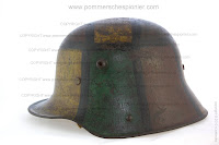 German Helmet with Camouflage