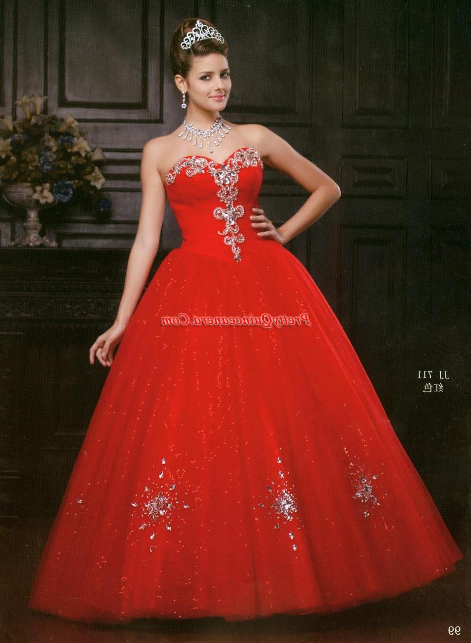 Red Quinceanera Dresses,2012