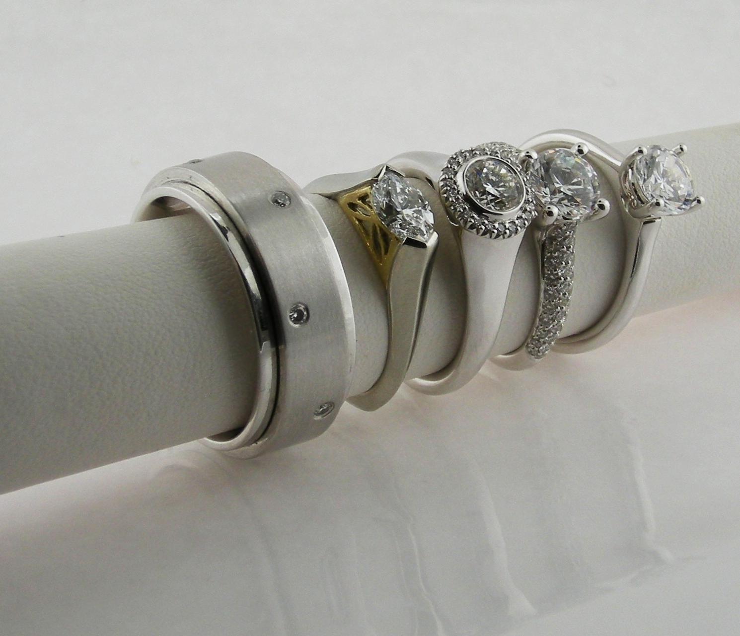Custom Wedding Rings, Personalized Wedding Jewelry, His and Her Matching