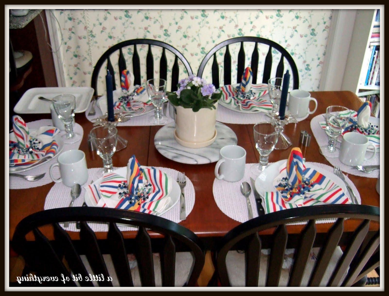 table setting in weddings