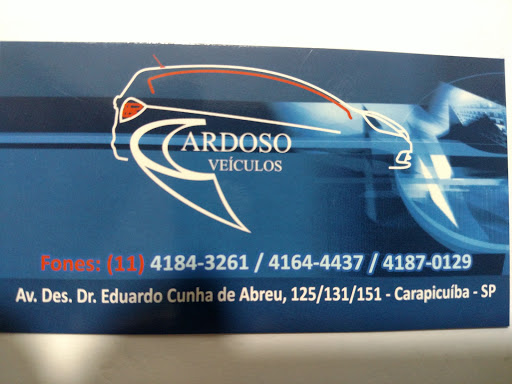 Cardoso Veículos, Av. Des. Dr. Eduardo Cunha de Abreu, 131 - Vila Mun., Carapicuíba - SP, 06328-330, Brasil, Concessionário_de_Veículos_Usados, estado São Paulo