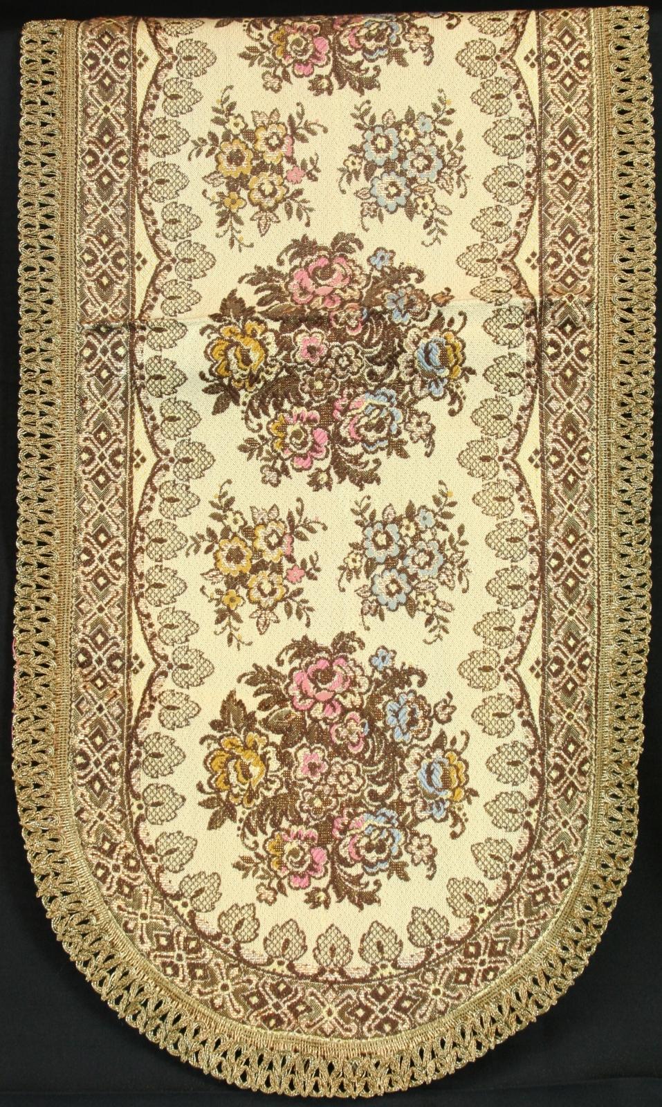 Table Runner Brown Gold