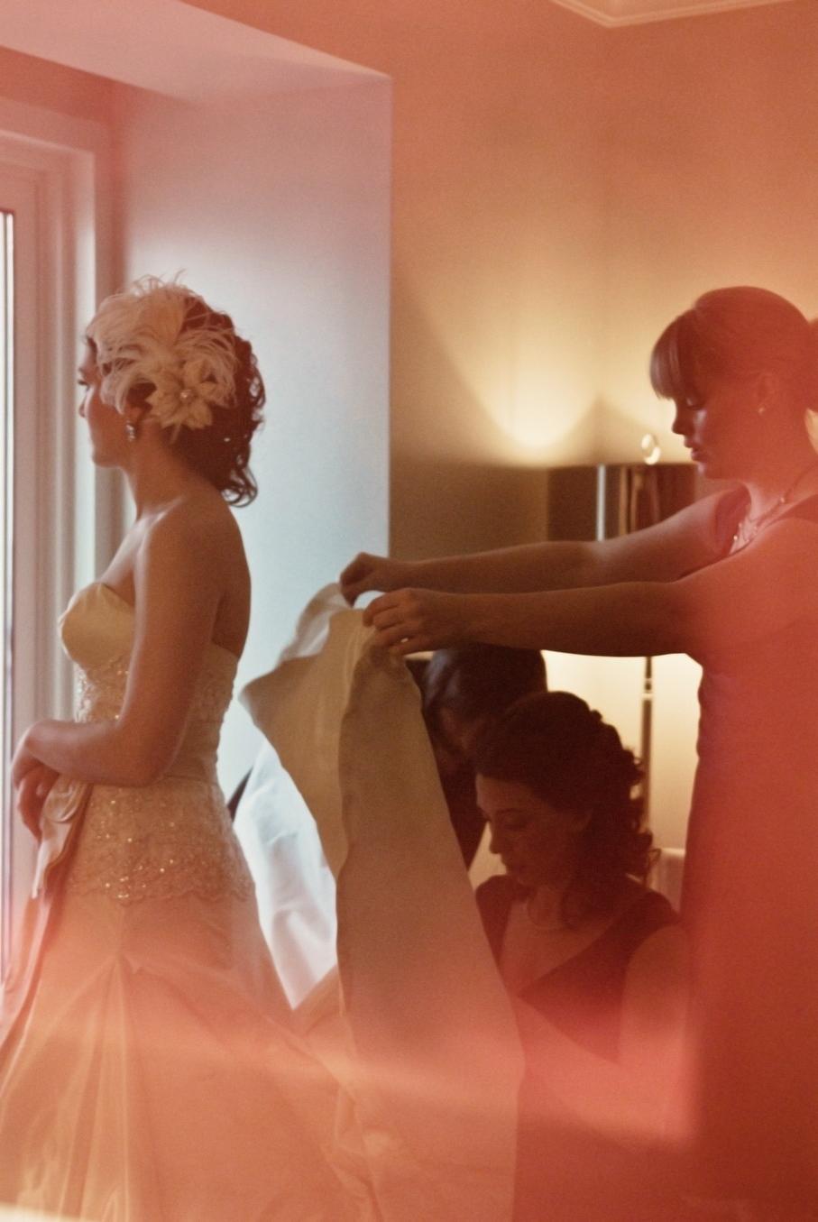 wedding white peacock dress