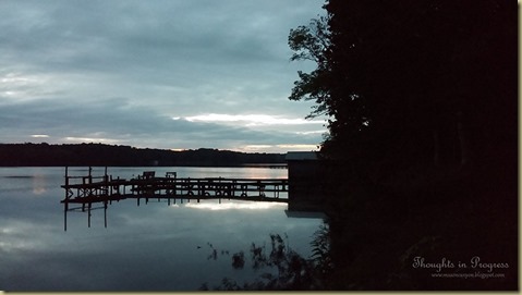 View of lake - Thoughts in Progress