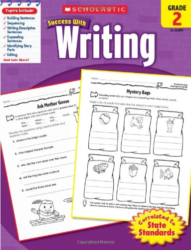 Text Books - Scholastic Success with Writing, Grade 2