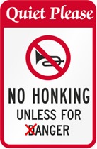 no honking