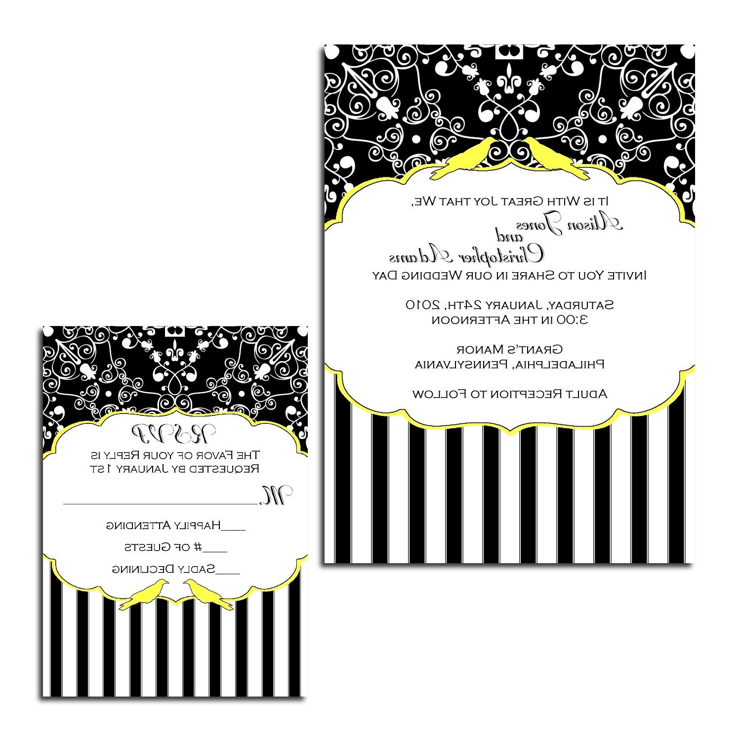 Gothic Pin Stripes Wedding