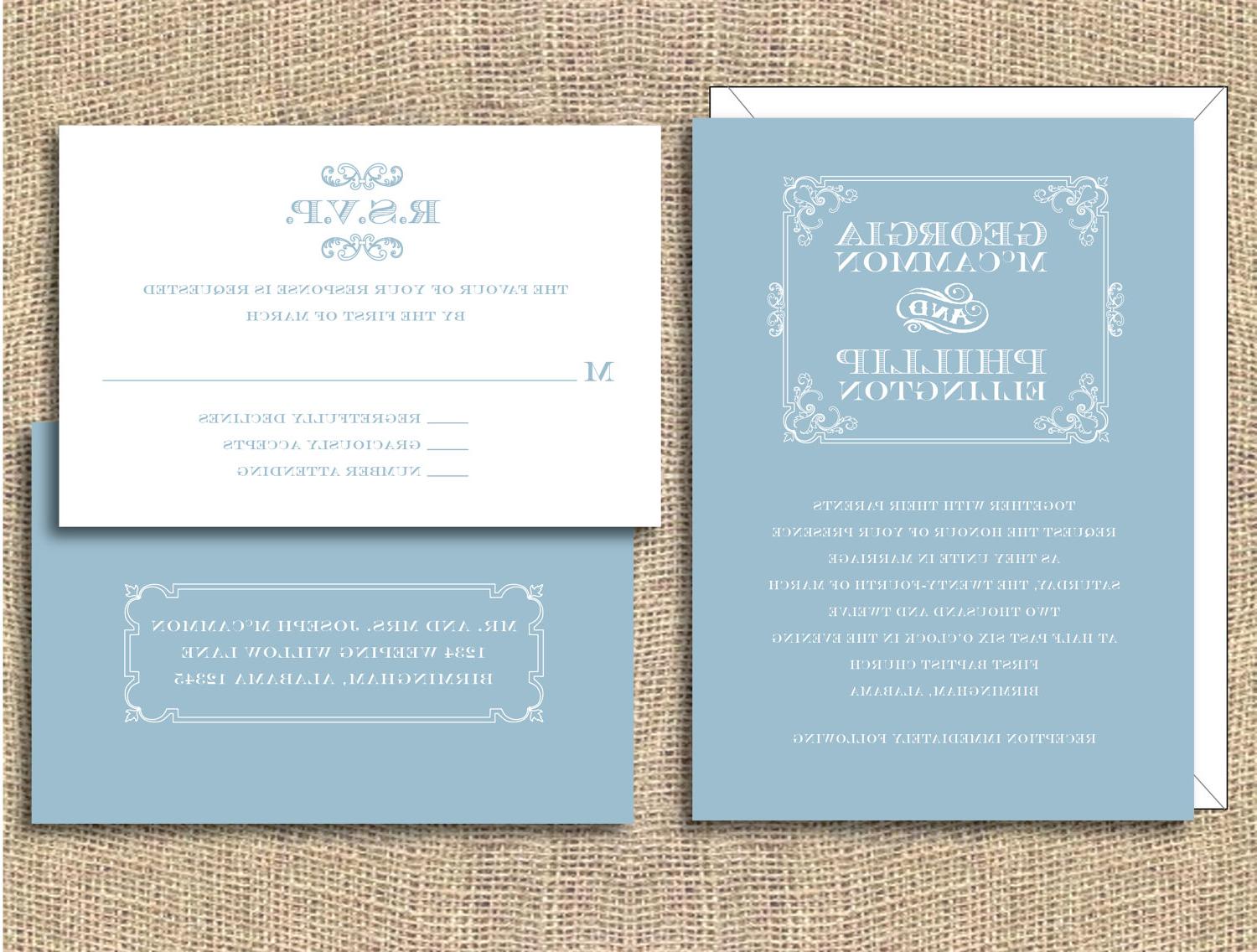 Printable Wedding Invitation