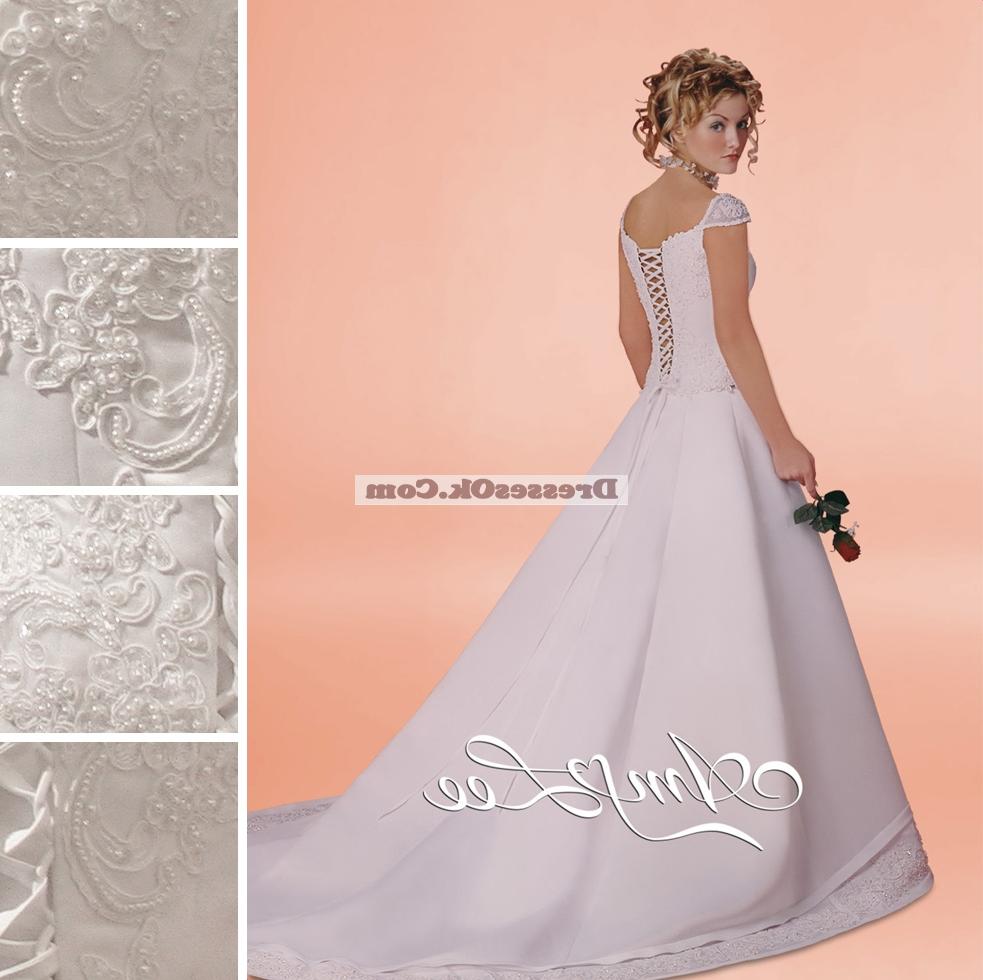 embroidery wedding dresses