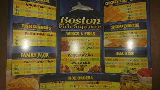 Seafood Restaurant «Boston Fish Supreme», reviews and photos, 2115 Clay St, Vicksburg, MS 39183, USA