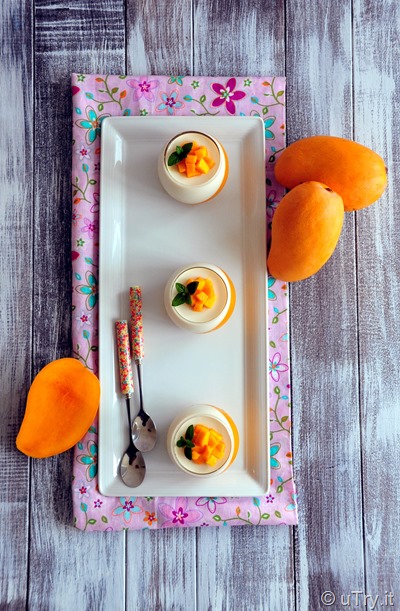 Come learn How to Make Mango Panna Cotta with video tutorial.  A quick and easy dessert that is perfect for parties.   http://uTry.it