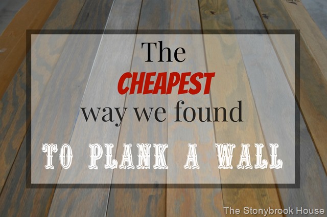 Cheap Plank Wall