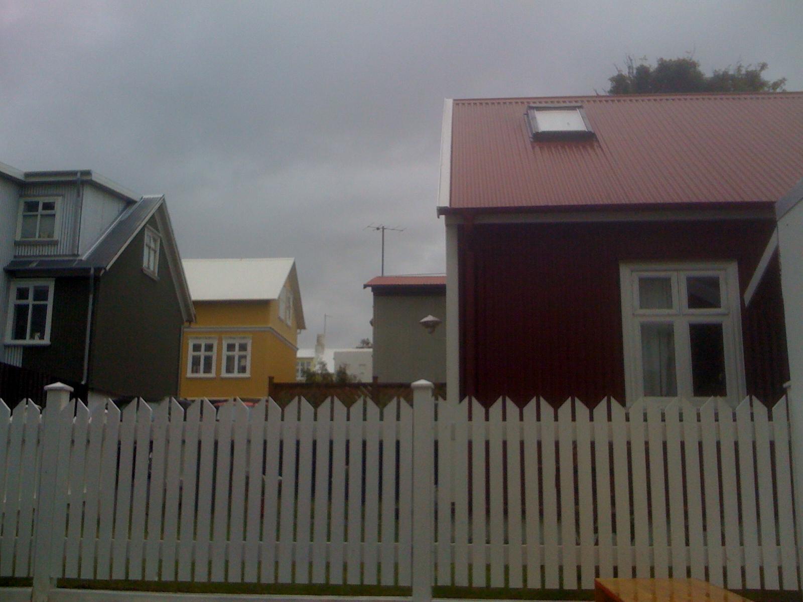 Metal Multi Colored Houses