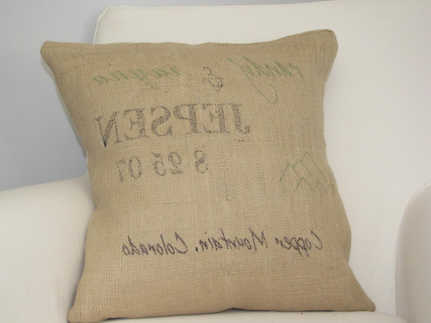 Custom Burlap Wedding Date