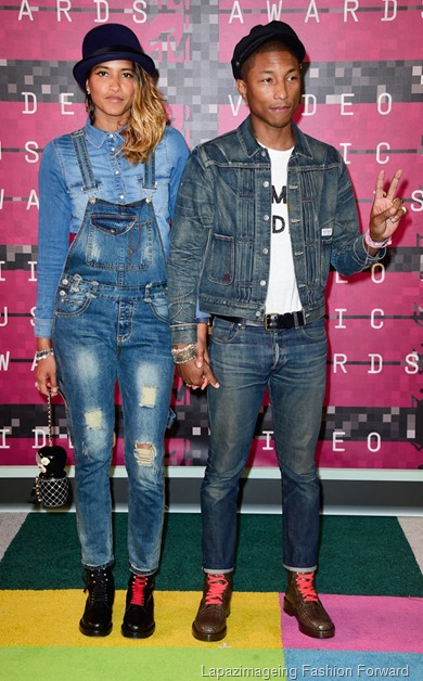 Helen Lasichanh and Pharrell Williams