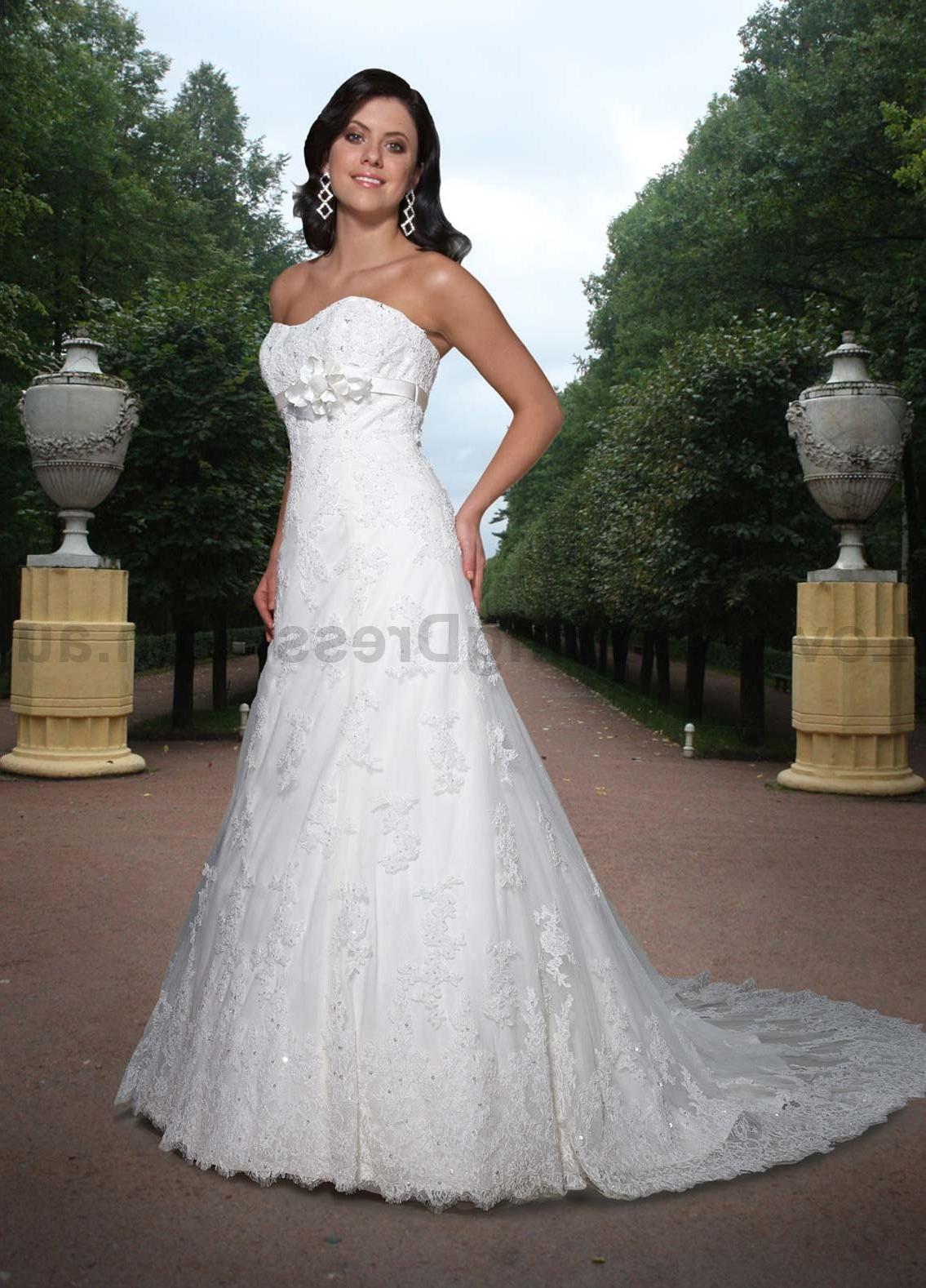 Wedding Dress. Lace A-Line