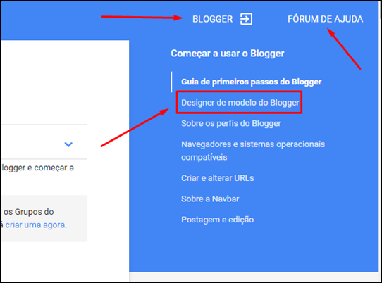 Guia primeiros passos do Blogger - Visual Dicas