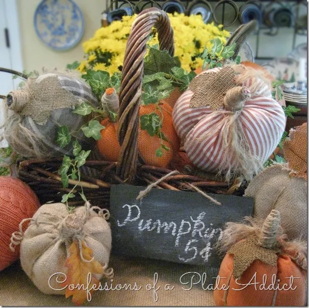 CONFESSIONS OF A PLATE ADDICT DIY Pumpkin Patch Centerpiece