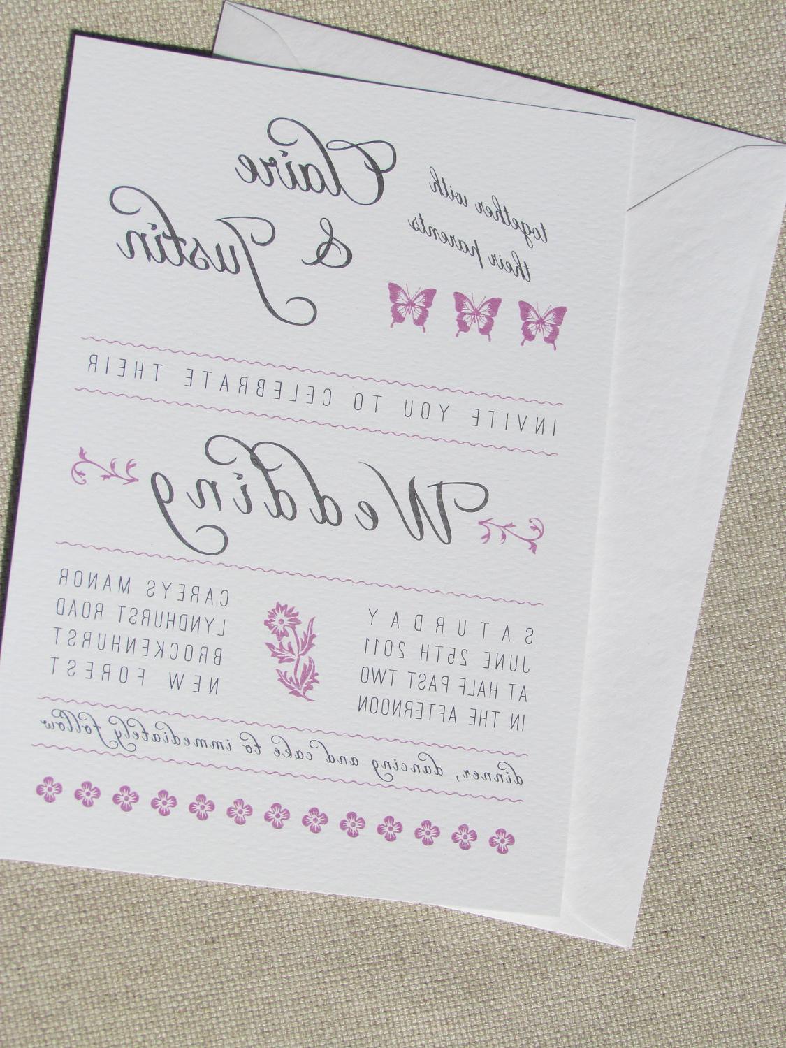 Modern Wedding Invitations