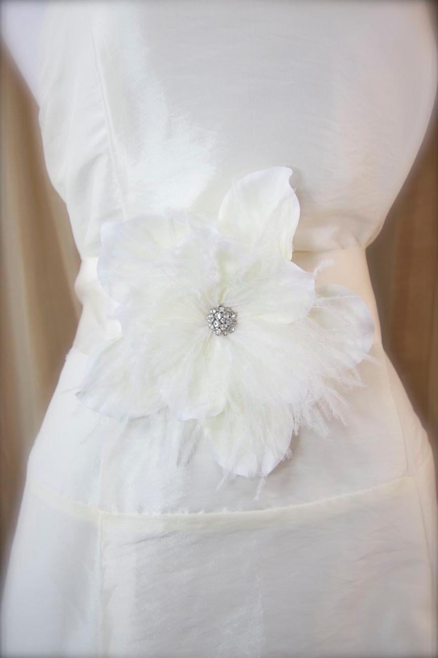 Bridal Dress Sash, Magnolia